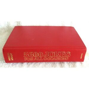 5600 Jokes for All Occasions Meiers Knapp Avenel 1980 Hardcover Vintage Book